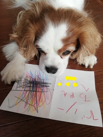 僕の似顔絵も描いてくれてありがとう！