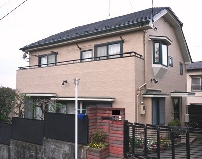 調布市の塗装工事例001「塗装後」