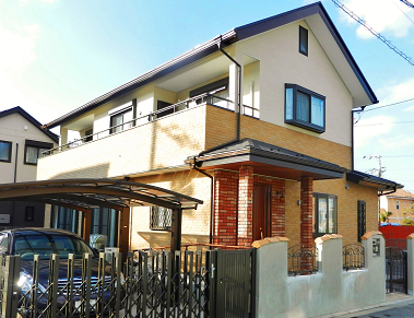 はちじんの新築と塗装をご利用下さったお客様のお宅です。