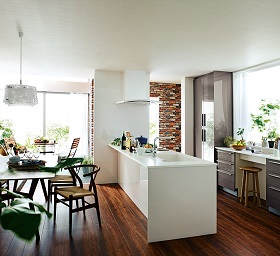 システムキッチンのリフォーム例