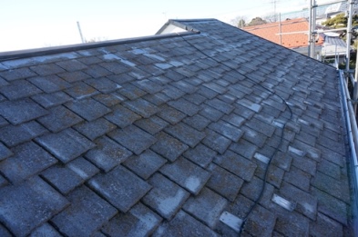 断熱塗装前の屋根写真